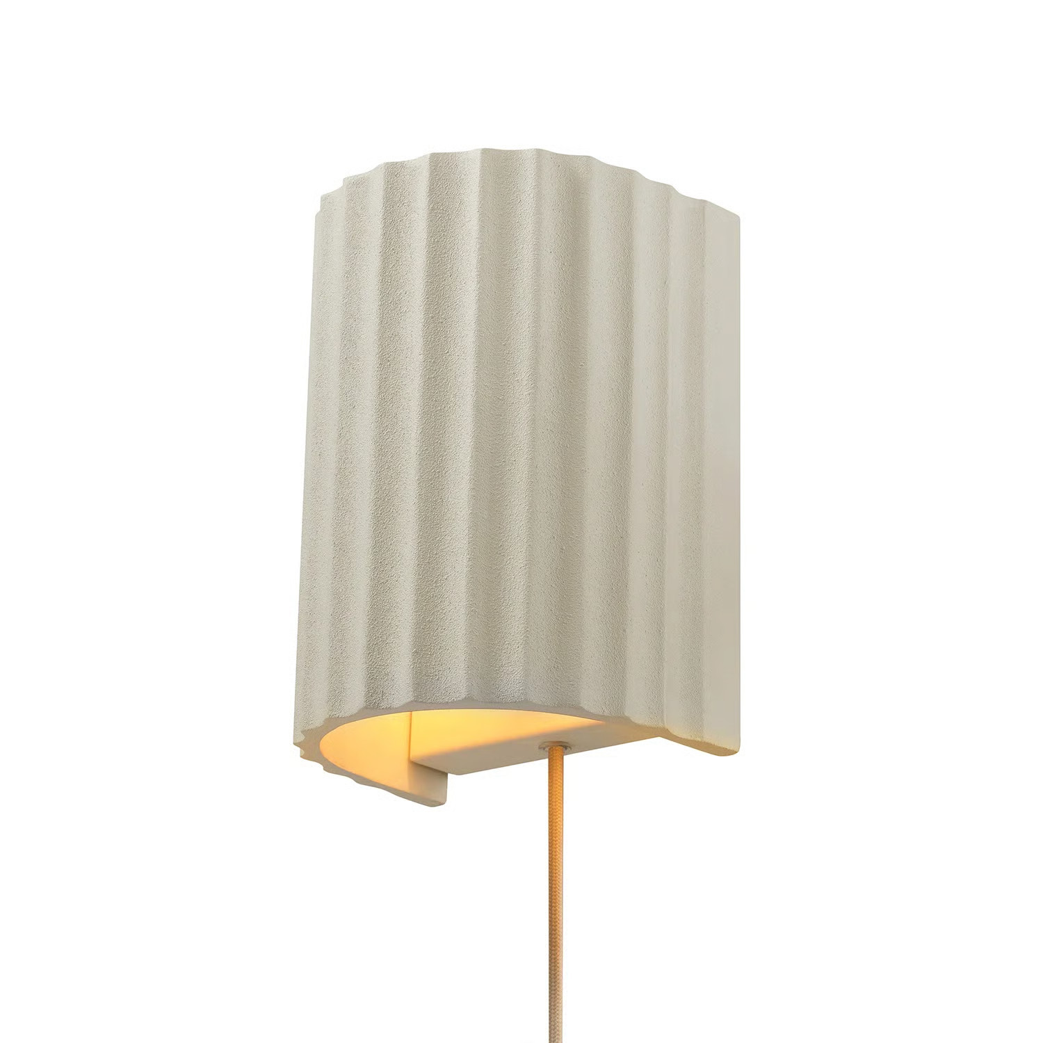 1-Light Cream Plug-In or Hardwire Wall Sconce | Wayfair North America