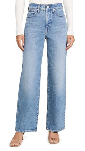 Madewell Women's The Perfect Vintage Wide Leg Jeans, Enmore Wash, Blue, 29 | Amazon (US)