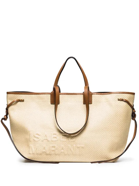 Wydra logo-embossed tote bag | Farfetch (UK)