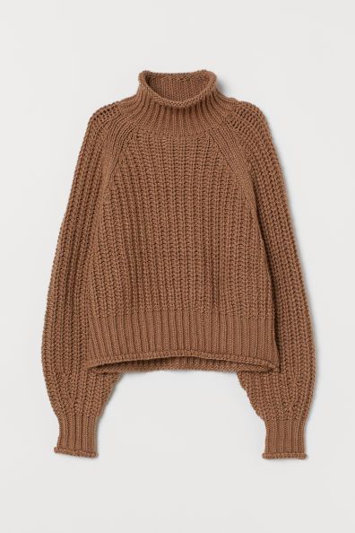 Ribbed Turtleneck Sweater | H&M (US + CA)