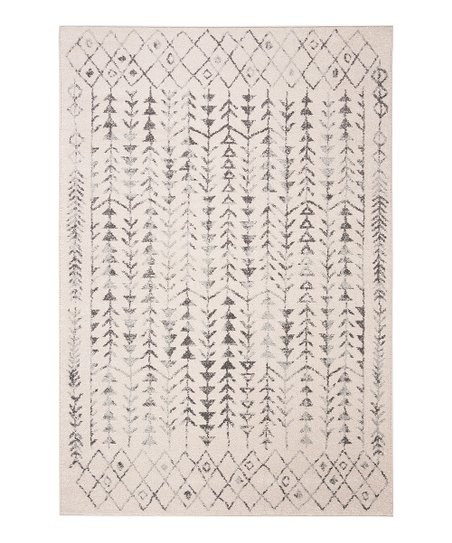 Ivory & Gray Blake Tulum Rug | Zulily