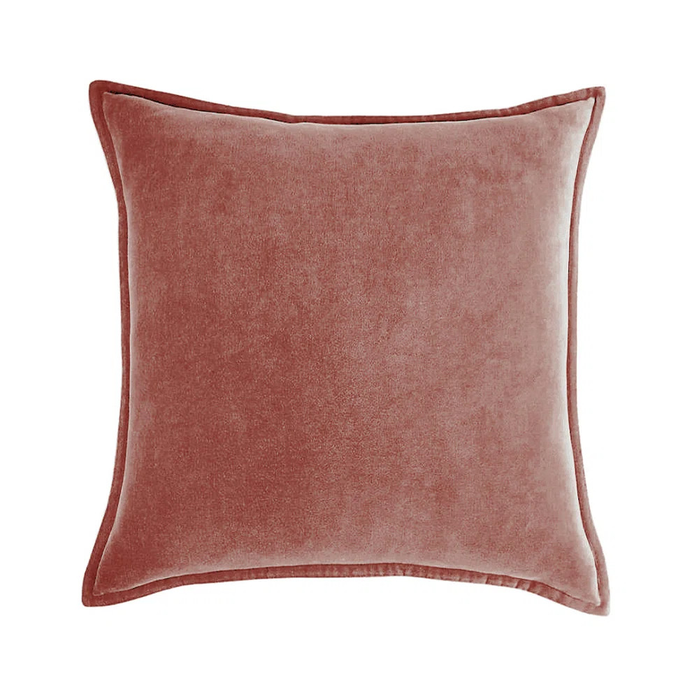 (With Or Without Inserts) Set of 2 Velvet Solid Colors Throw Pillows sizes of 12"x20, 18"x18", an... | Wayfair North America