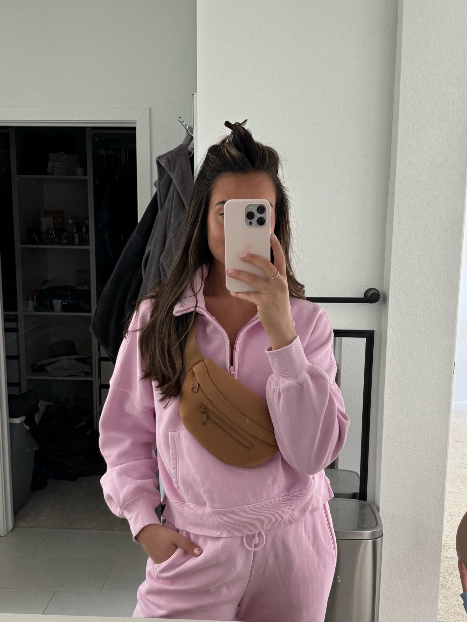 Abercrombie set - obsessed with this pink!! Code for fanny pack is MADISONQUINN20 

#LTKfindsunder100 #LTKstyletip #LTKmidsize