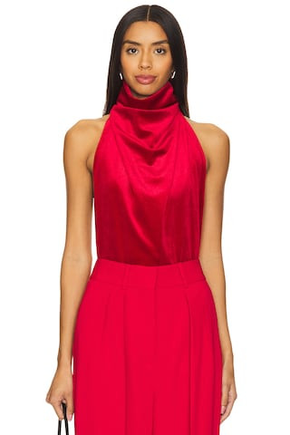 Ronny Kobo River Bodysuit in Cherry from Revolve.com | Revolve Clothing (Global)