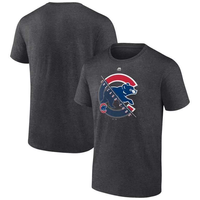 Men's Fanatics Branded Heather Charcoal Chicago Cubs Critical for Success T-Shirt - Walmart.com | Walmart (US)