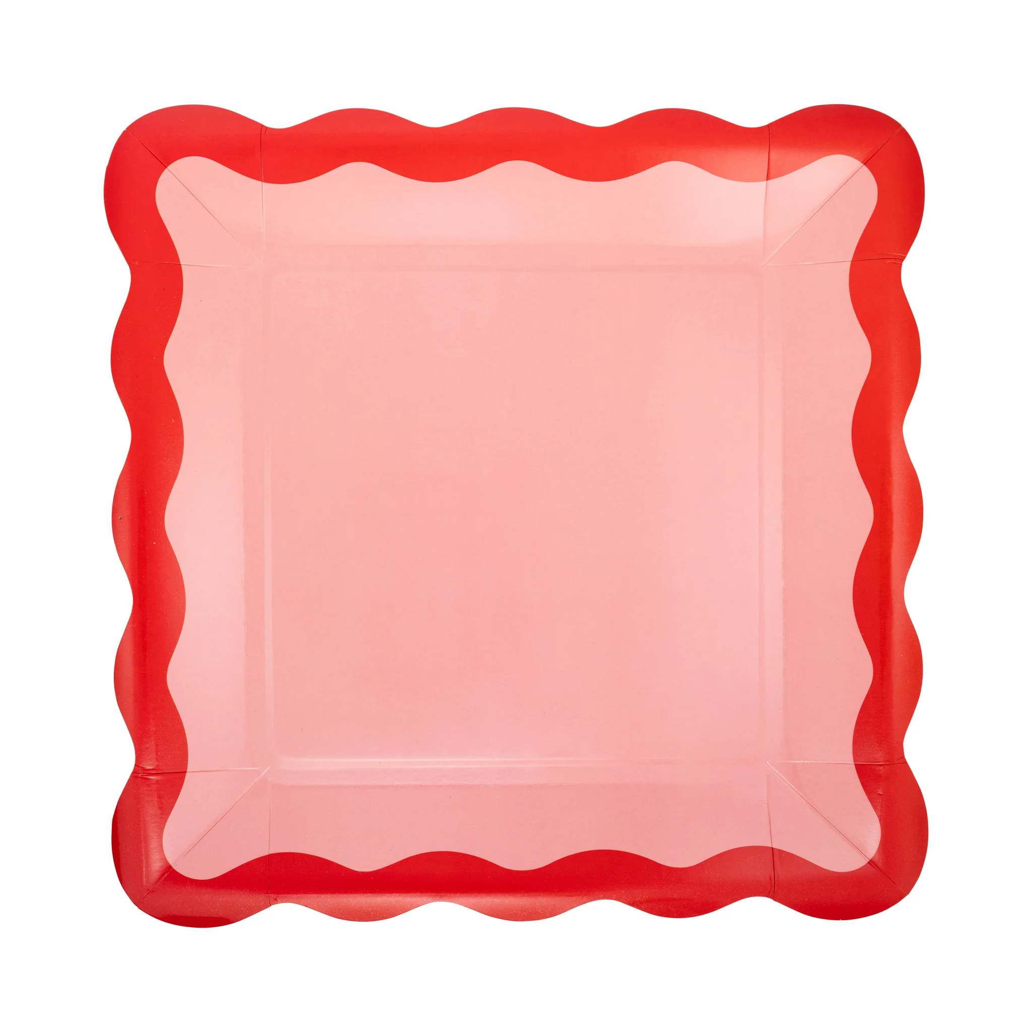 Pink and Red Ric Rac Plate | My Mind's Eye