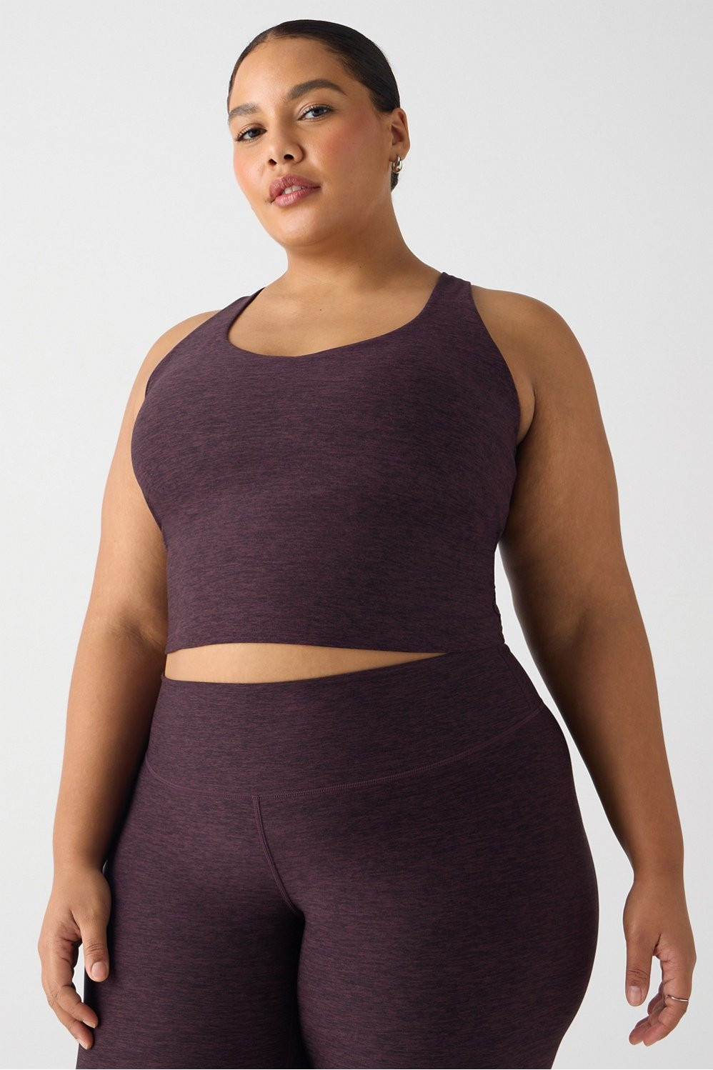 HeatherFlex Anywhere Cropped Built-In Bra Tank | Fabletics