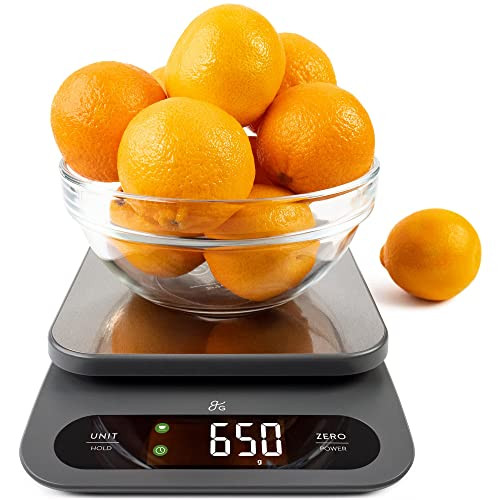 Greater Goods Digital Food Scale for Kitchen & Baking, 10kg/22lb High-Capacity Weight Scale with ... | Amazon (US)