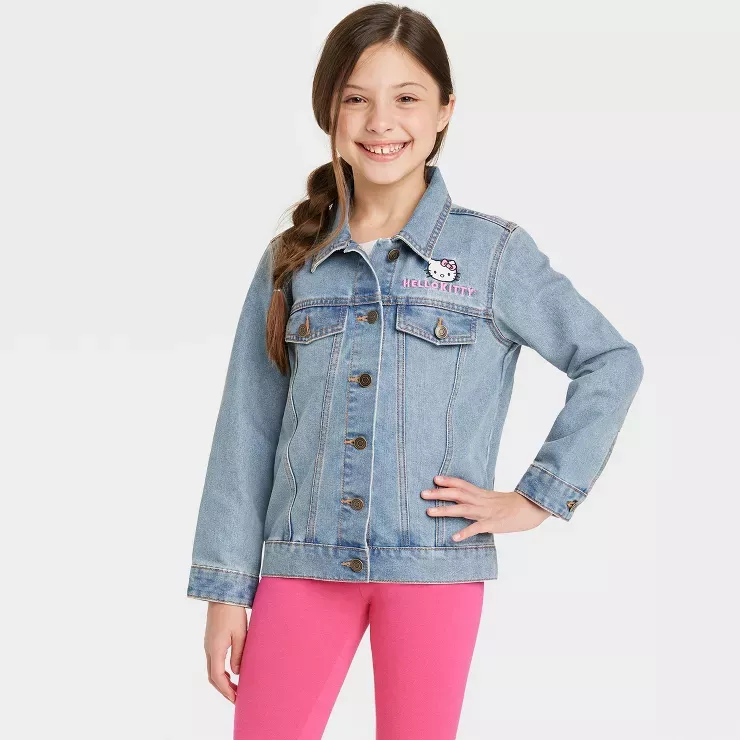 Target jean jacket outlet girls