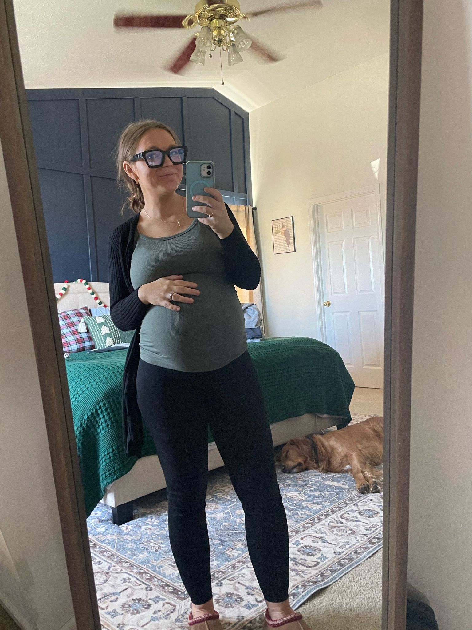 Blue light glasses, slipper, stretchy pants, and a stretchy top. You’ll find me in some form of this outfit almost daily

#LTKGiftGuide #LTKBump