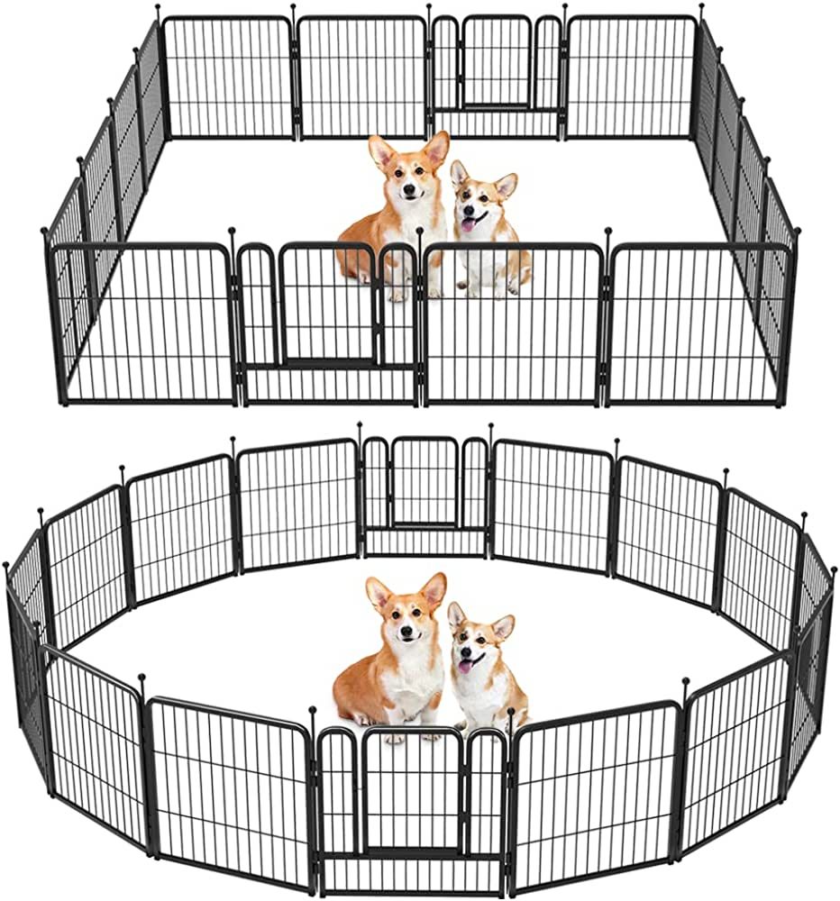 FXW Rollick Dog Playpen, 24"/32"/40"/45"/50" Height for Multiple Sizes of Dog, Designed for Campi... | Amazon (US)