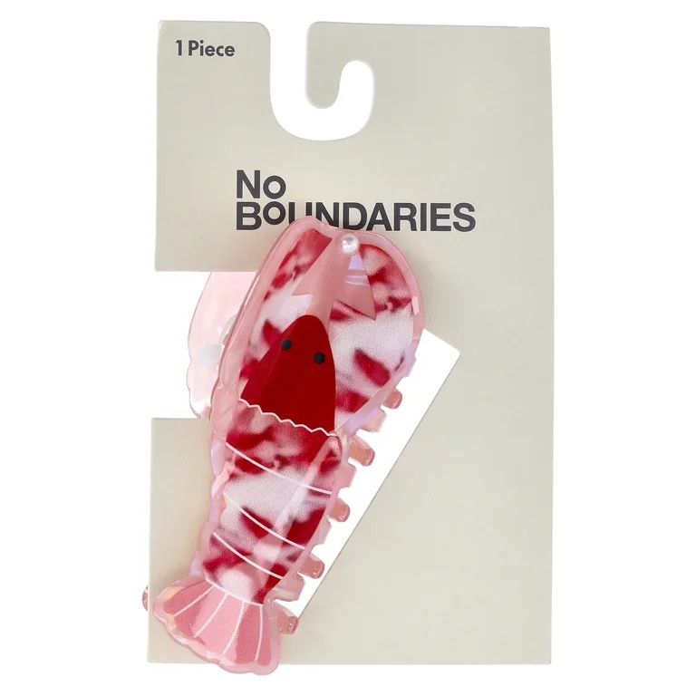 No Boundaries Lobster Hair Claw Clip, Women's | Walmart (US)