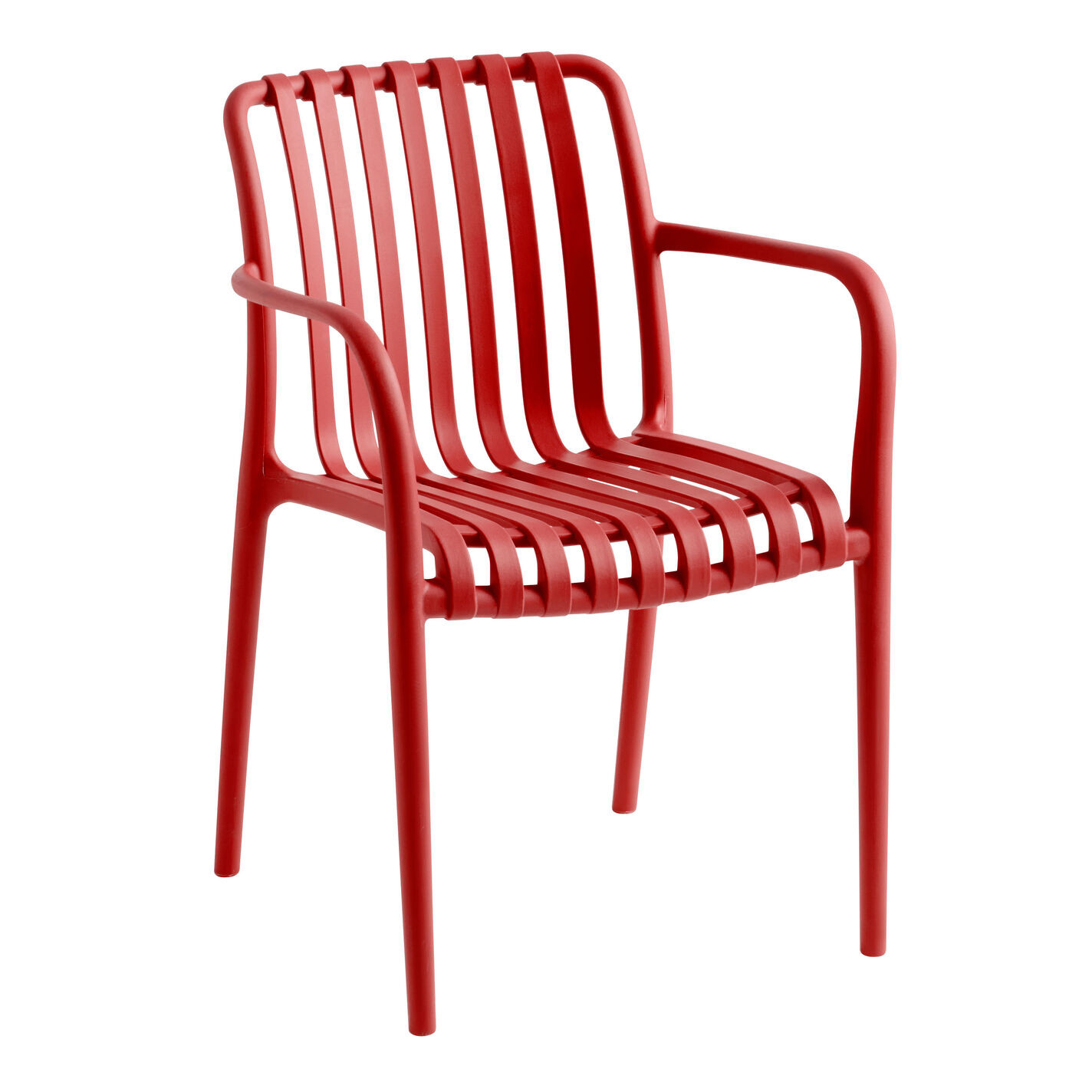 Salina Plastic Outdoor Stacking Chair Set of 4 | World Market