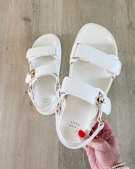 These Target sandals have been on repeat this last week! They are comfortable and supportive! Currently 30% off!!

#LTKfindsunder50 #LTKsalealert #LTKshoecrush