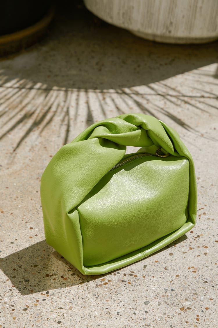 Zoelle Green Braided Handle Crossbody Bag | Lulus (US)