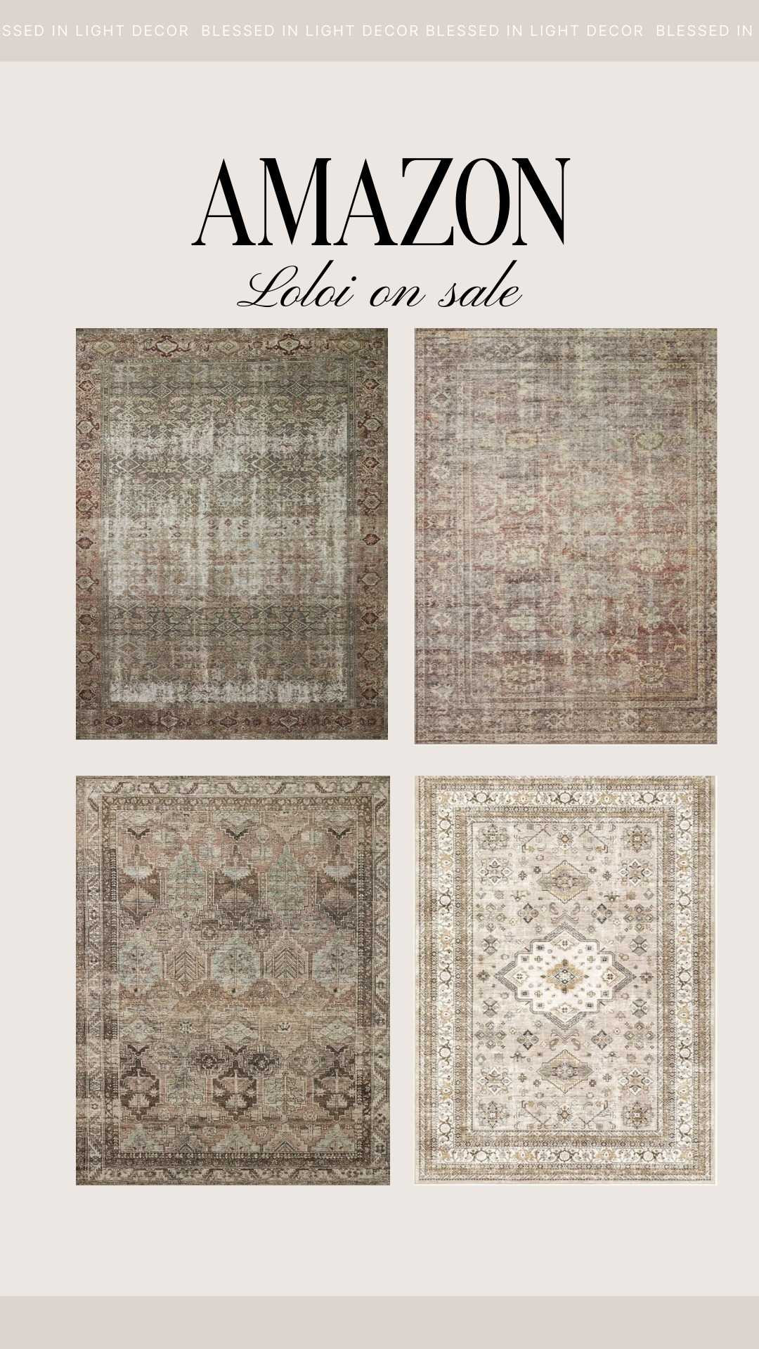 Amazon loloi rug on sale!!@amazonstyle #amazonfinds #decoration #homedesign #home#homedecor #christmas2024 #xmas #neutralstyle 

#LTKCyberWeek #LTKHome #LTKSaleAlert