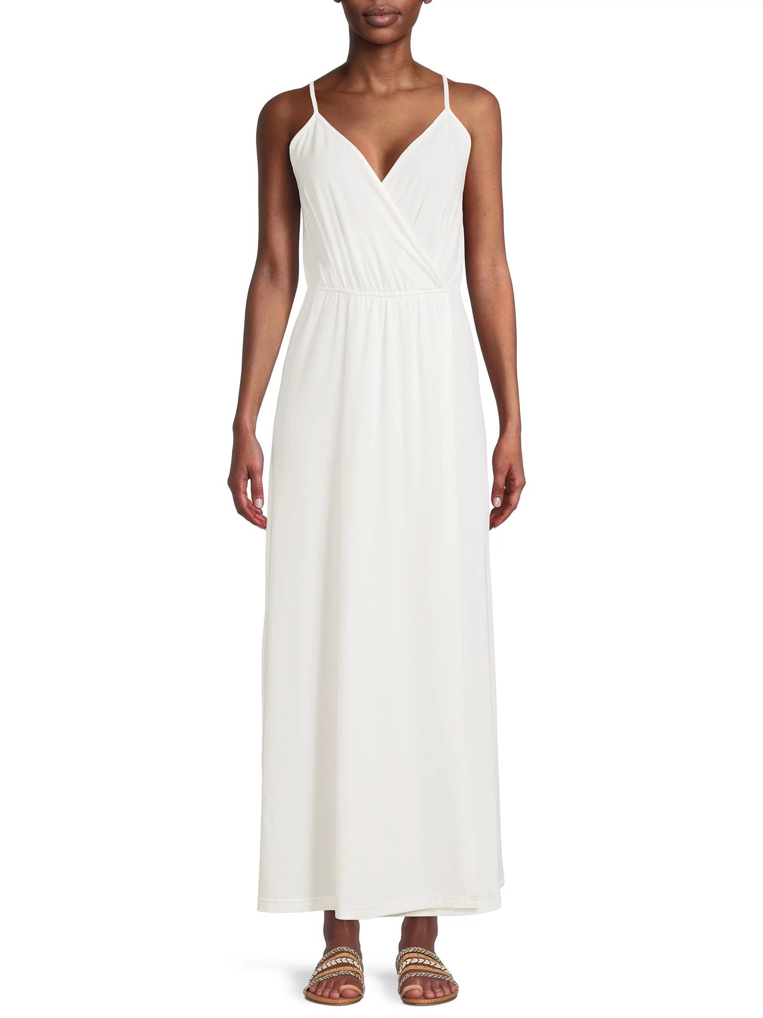 Nine.Eight Women's Wrap Maxi Dress | Walmart (US)