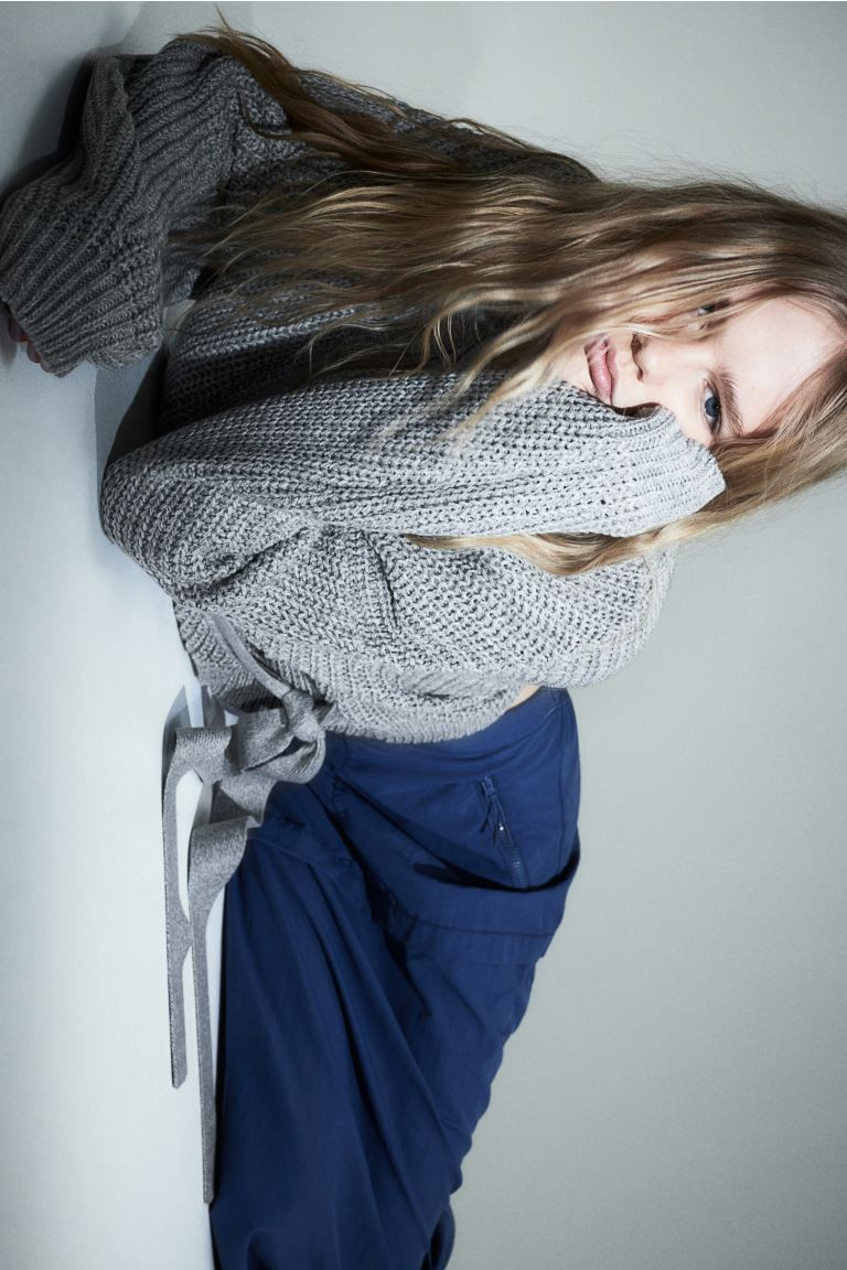 Rib-knit Wrap Cardigan | H&M (US + CA)