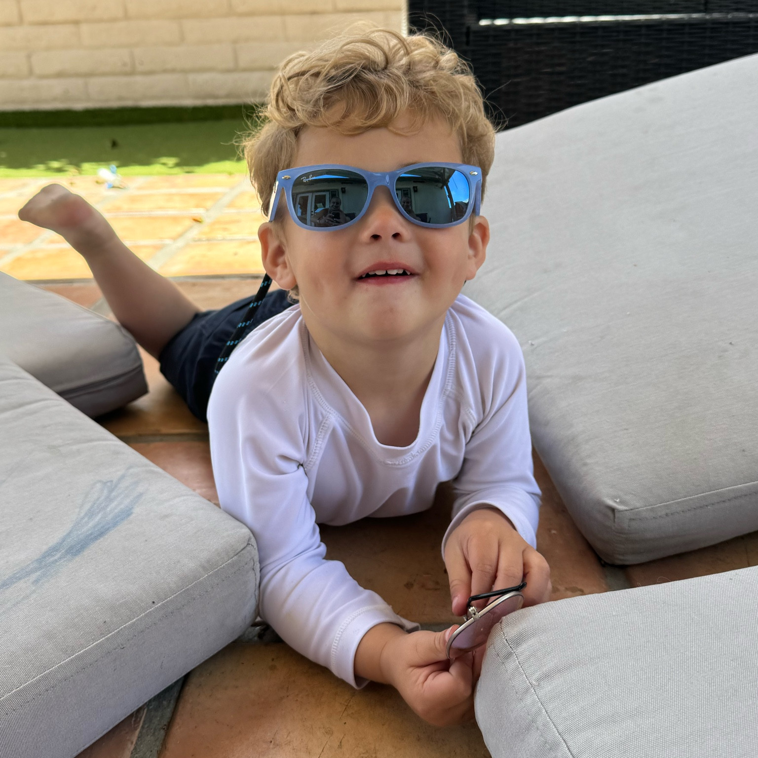 The new mini Ray-Ban Wayfarer was made for all of your summer activities with an ultra-lightweight frame, matching lanyards and mirror sun lenses that offer 100% UVA and UVB protection. 

Sunglasses, Sun protection, kids eyewear, kids sunglasses, baby sunglasses, baby eyewear, toddler sunglasses 

#LTKFamily #LTKKids #LTKBaby