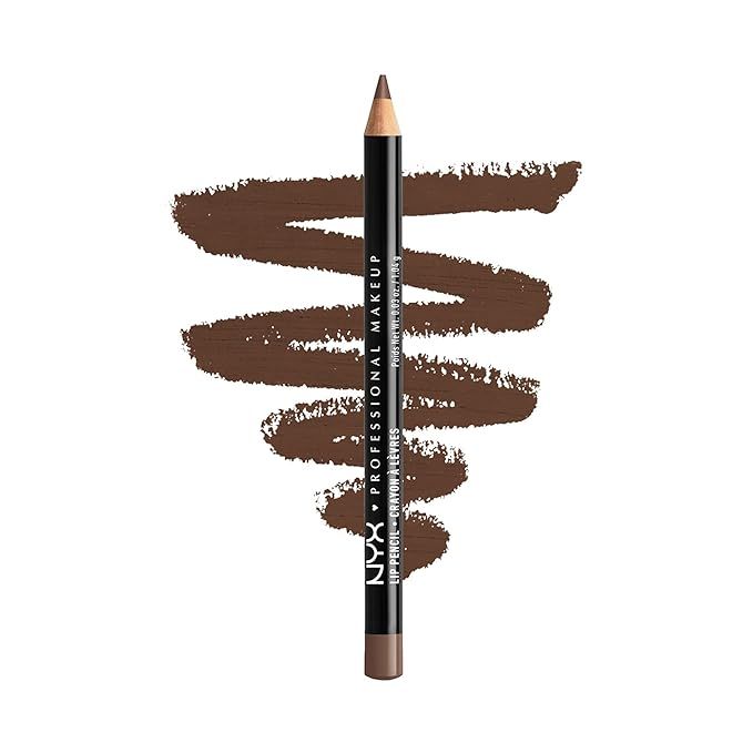 NYX PROFESSIONAL MAKEUP Slim Lip Pencil, Long-Lasting Creamy Lip Liner - Espresso | Amazon (US)