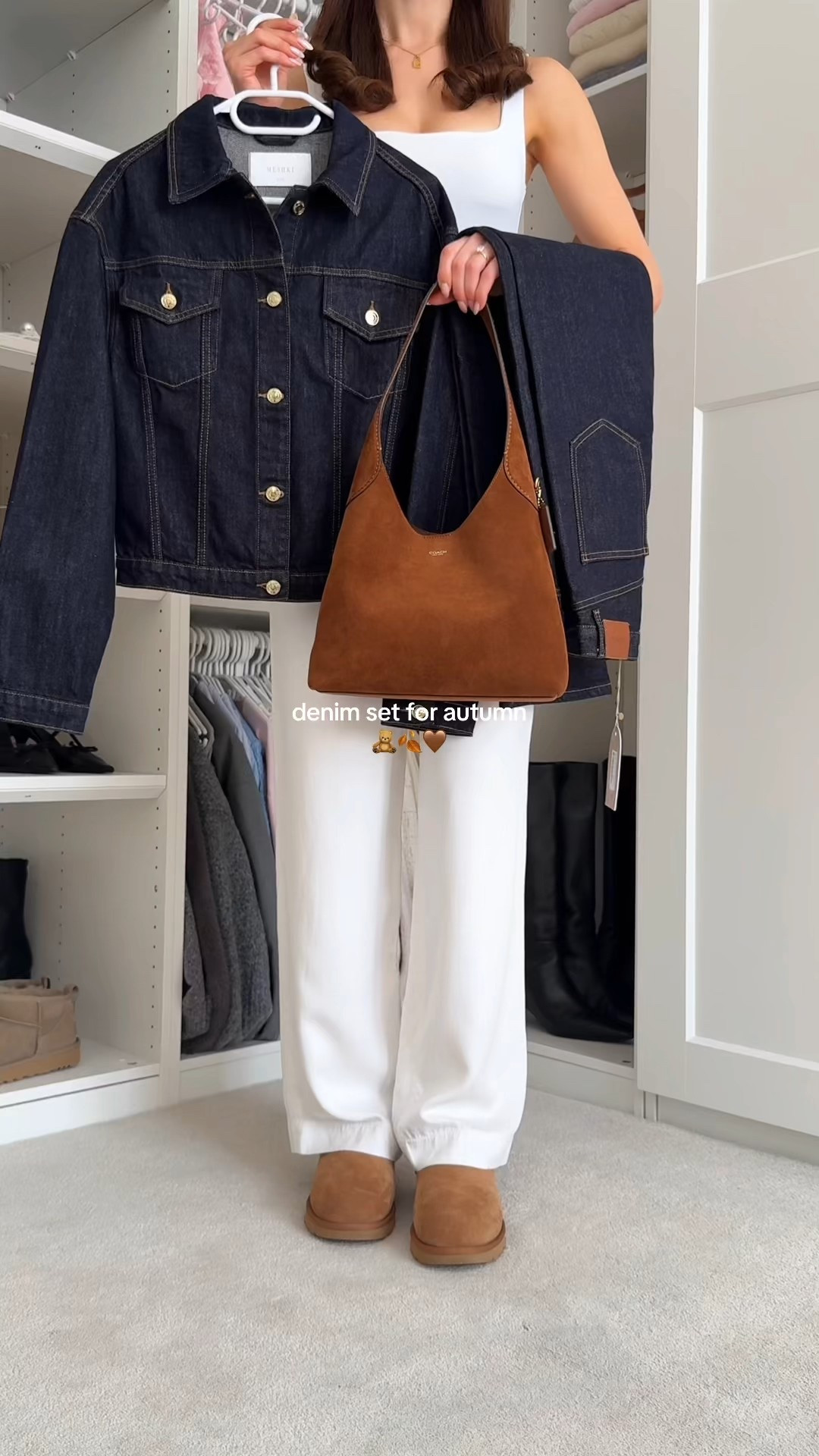 Day 3 of autumn outfits 🧸🍂

Loving this cozy denim set styled with a brown suede bag & boots - the color combo is just perfect for autumn 🤎

Should I continue this fall outfit series? 💭

#fallfashion #fallstyle #autumnoutfits #falloutfitinspo #denimstyle #cozyoutfit #autumnvibes #fallfashiontrends #styleinspo #ootdfashion #ootdinspiration #fashiontips #autumnoutfitideas #falllook #dailyoutfitinspo #chicstyle

#LTKSeasonal #LTKTall #LTKStyleTip