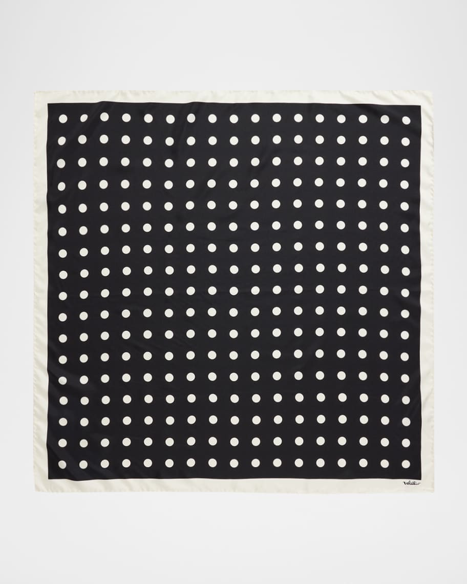Valentino Garavani Opticool Print Silk Scarf | Neiman Marcus