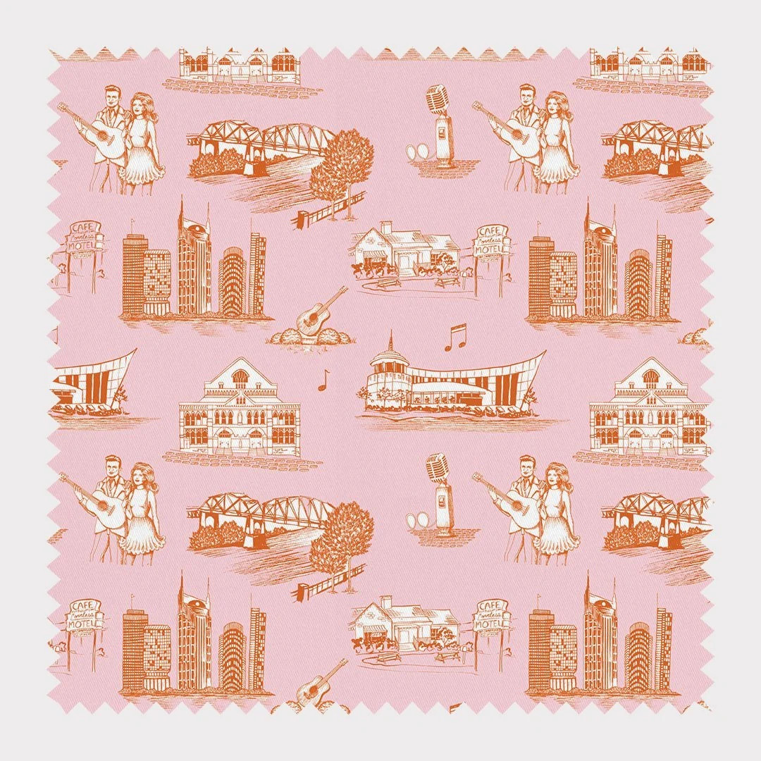 Nashville Toile Fabric | Katie Kime Inc