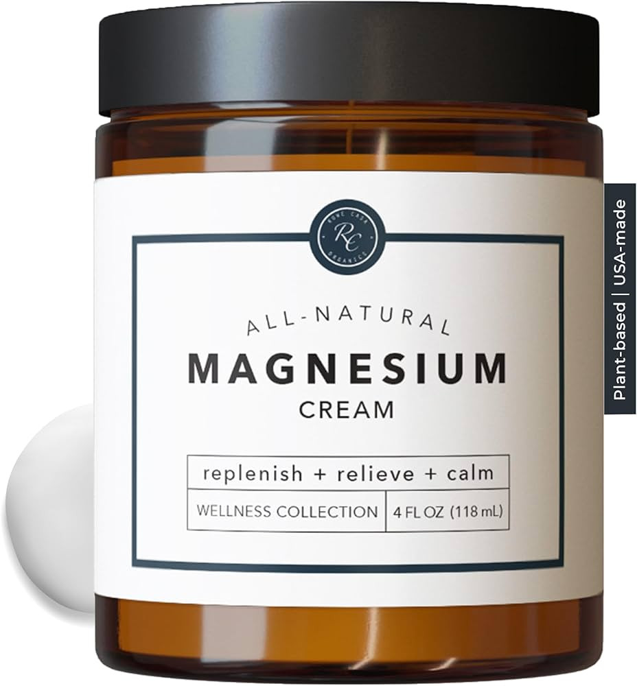 Rowe Casa Organics Natural Magnesium Cream with Raw Shea Butter and Pure Essential Oils – Topic... | Amazon (US)