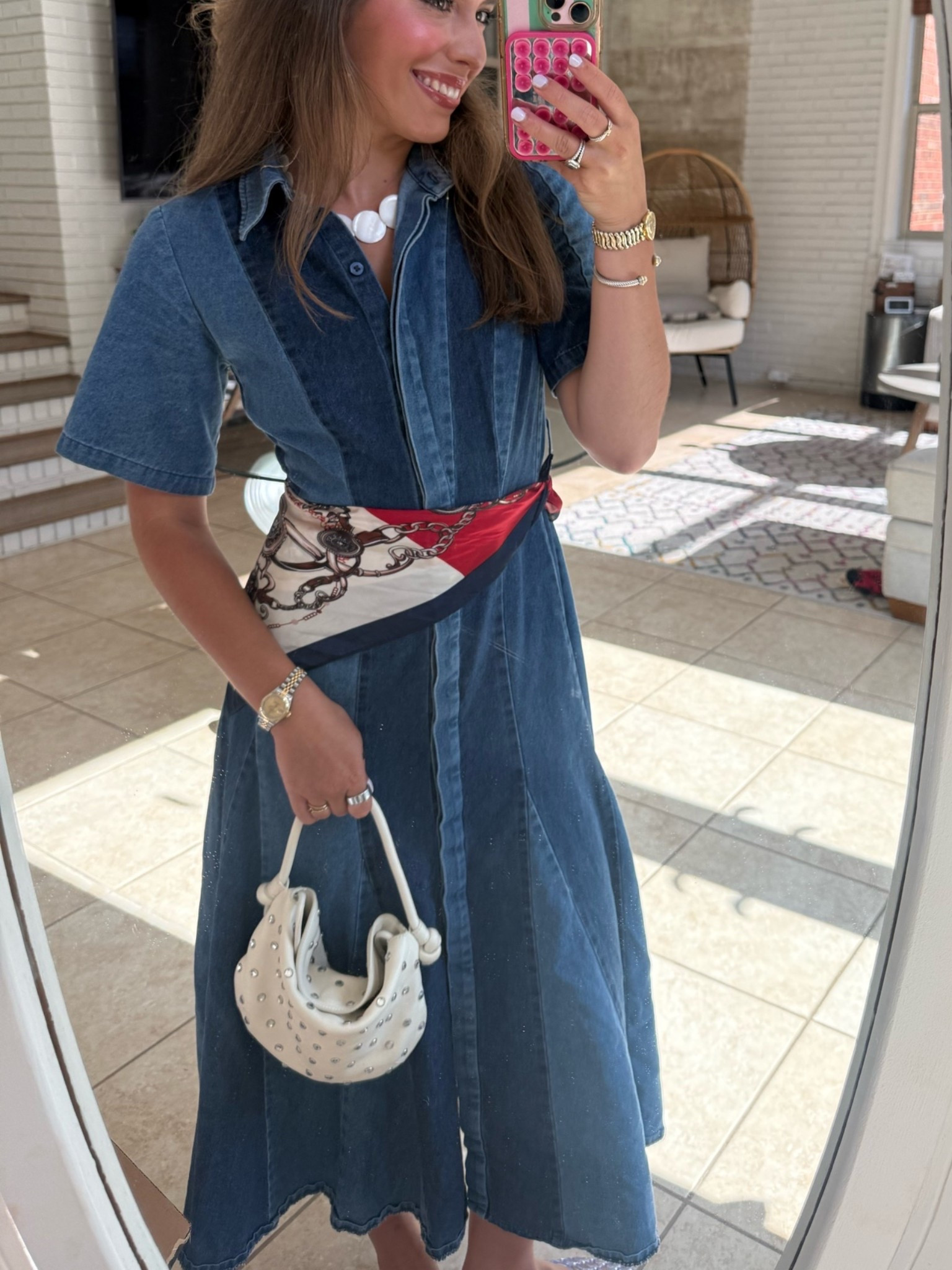 June nights! Festive outfit for a wine tasting dinner 💙