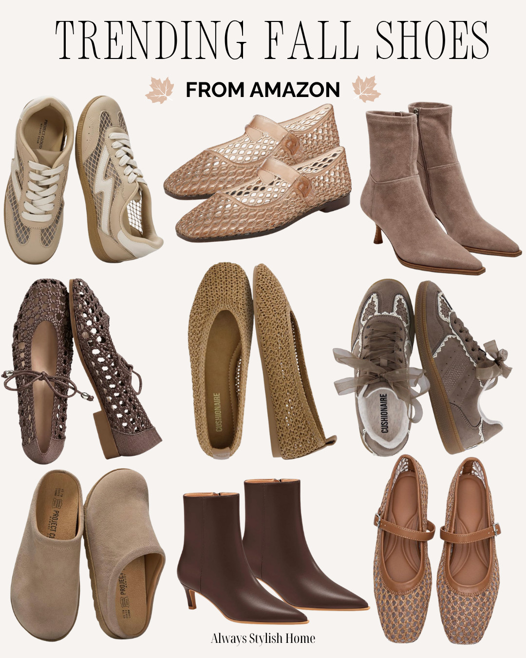 amazon fall shoes! trending amazon ballet flats, boots, mesh flats, casual boots. mesh flats. neutral ankle boots. sneakers. neutral shoes for fall. Fall outfit, early fall, Amazon fashion, casual fall outfit #LTKFindsUnder50 #LTKShoeCrush

#LTKSeasonal 

 #LTKgrwm #LTKootd #LTKSeasonal