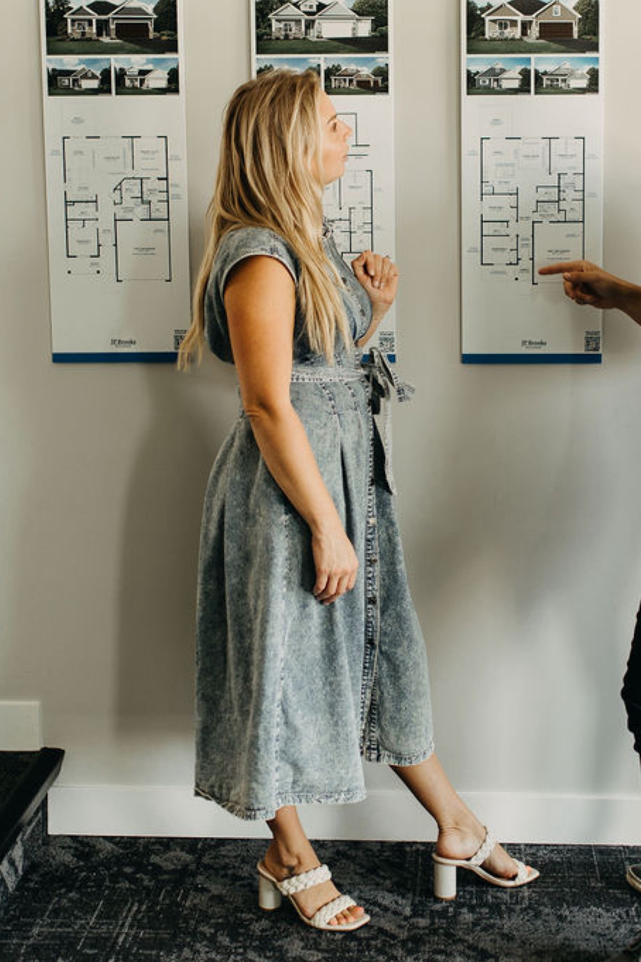 Work dress, jean dress, work casual, Midi dress, sun dress, church dress, wedding guest, heels. Vici, target, professional 

#LTKxVICI #LTKWorkwear #LTKWedding