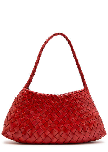 Rosanna woven leather shoulder bag | Harvey Nichols