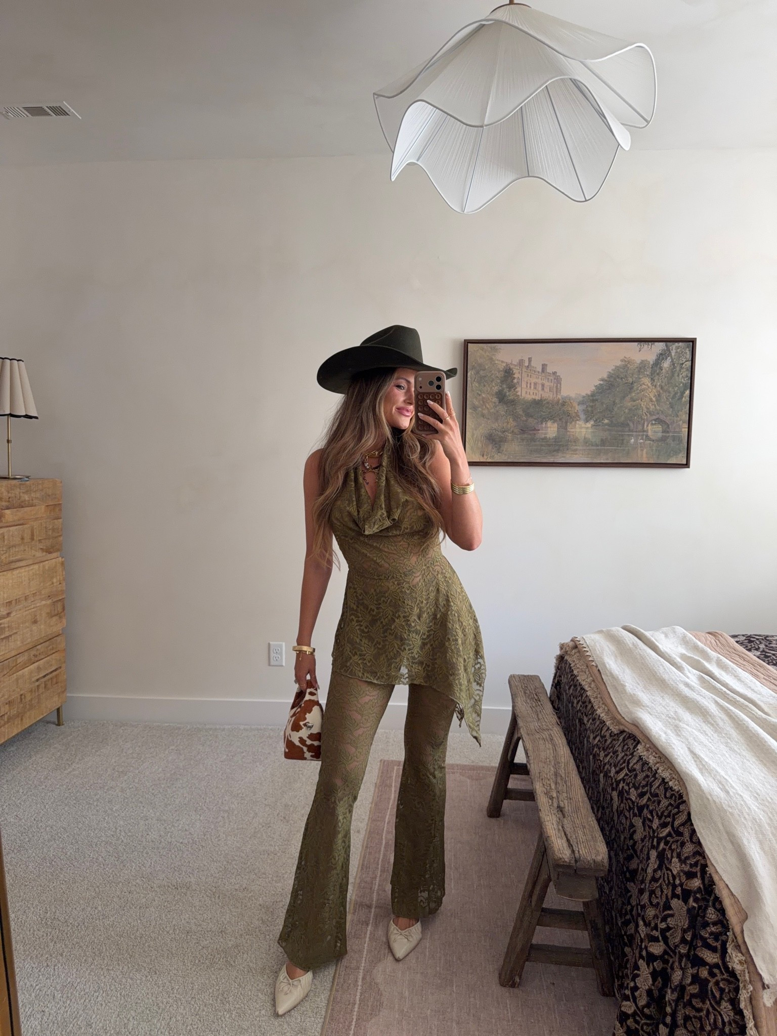 Country concert outfit! I’m in size S in the @Revolve set! My actual hat is the cattlemen hat from American hat works!