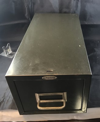 Vintage Cole Steel 1 Drawer Card File Cabinet Stackable Vintage | eBay US