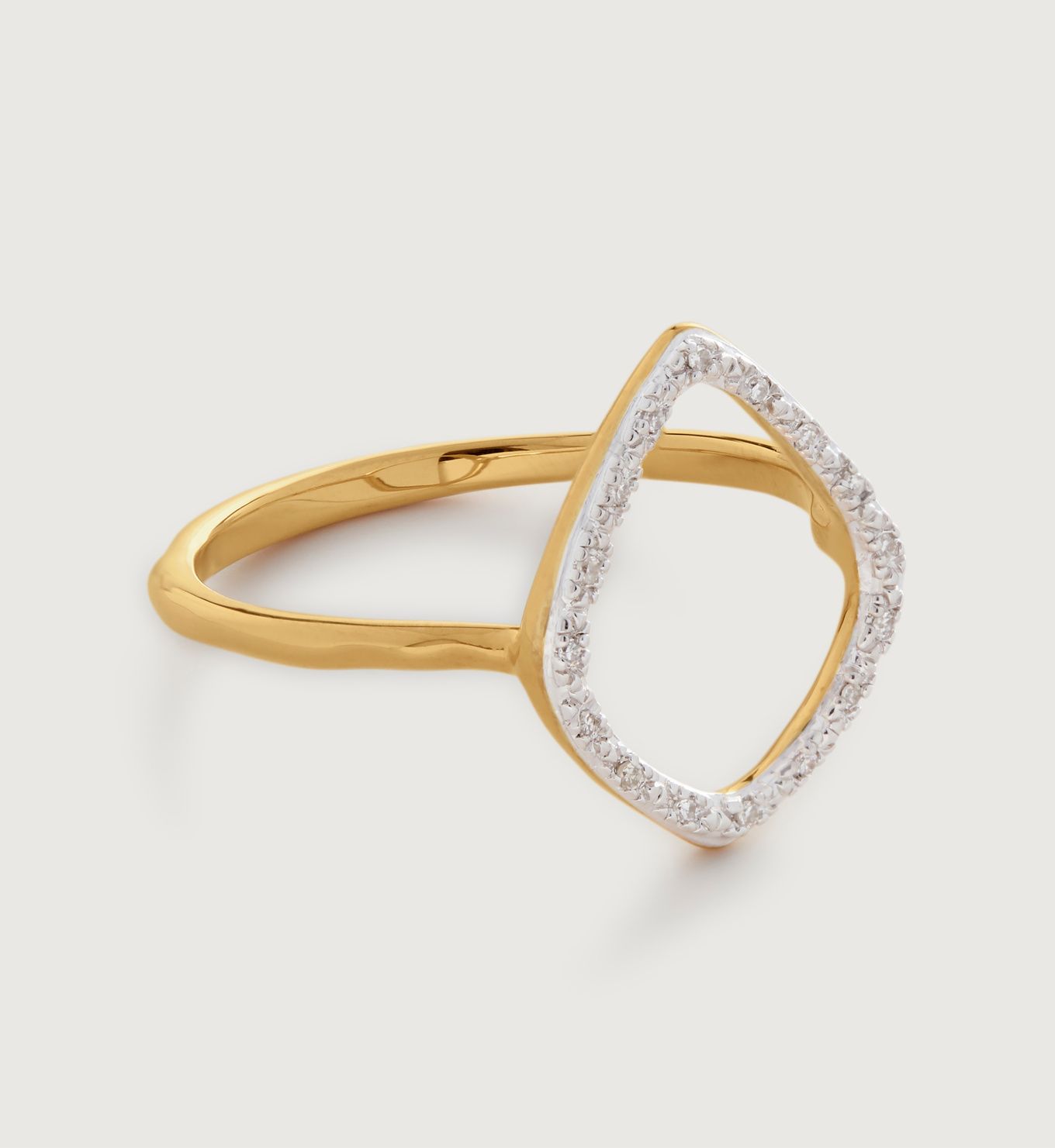 Riva Diamond Hoop Ring | Monica Vinader (Global)