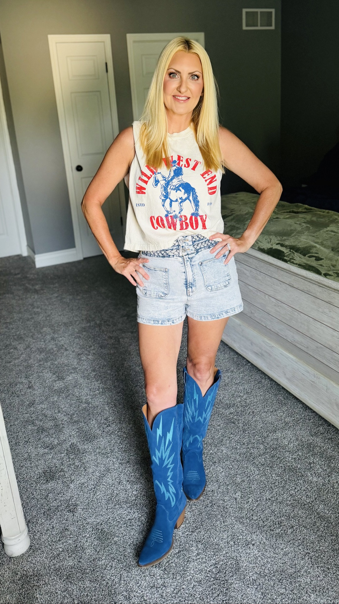 🤠County fair outfit tonight for GooGoo Dolls! 🎶 @VICI 
130#, 5’6”
Medium top, Small shorts
👢Dingo boots size up a half size
#nashville #rodeo #countryconcert

#LTKootd #LTKSaleAlert #LTKTravel