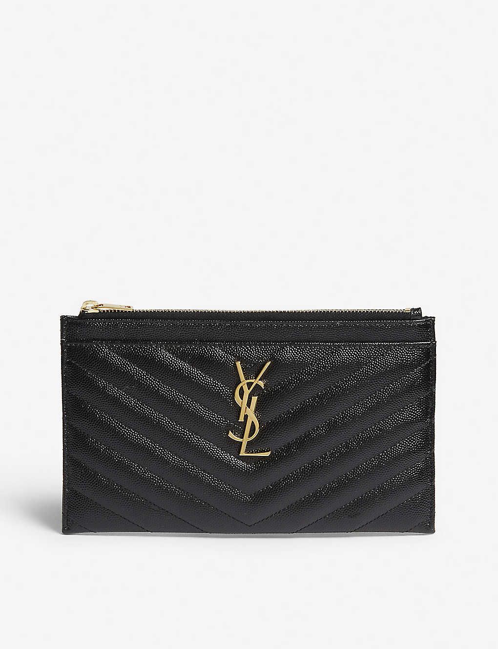 Monogram quilted leather pouch | Selfridges