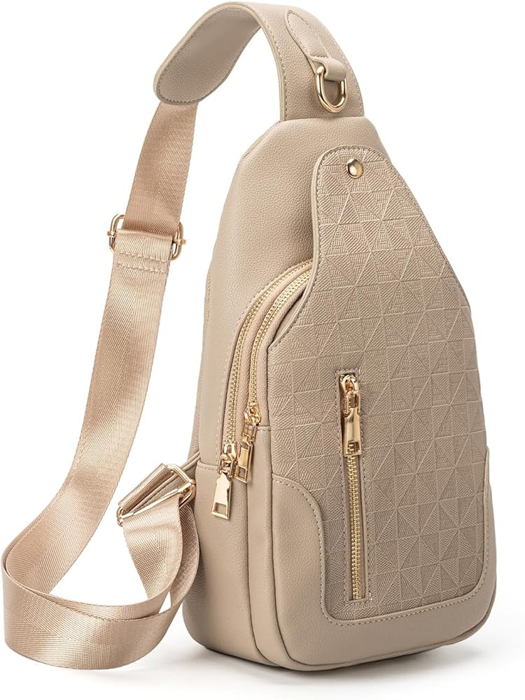 Fanny Pack Crossbody Bags for Women, Sling Bag for Women Small Belt Chest Bum Bag Checkered fanny... | Amazon (US)