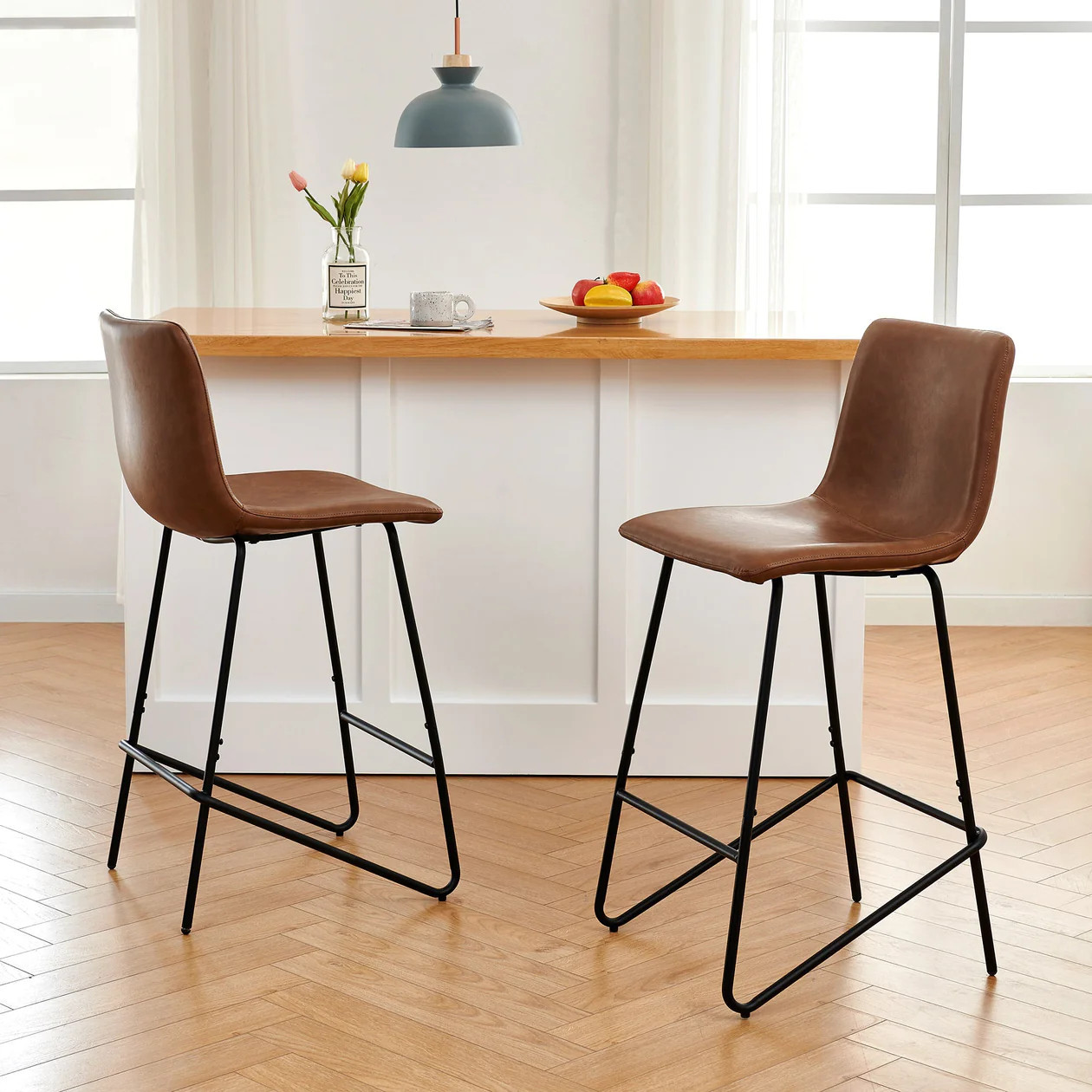 CHITA®️ Shiloh Counter Stool ( Set of 2) - chitaliving.com | Chita