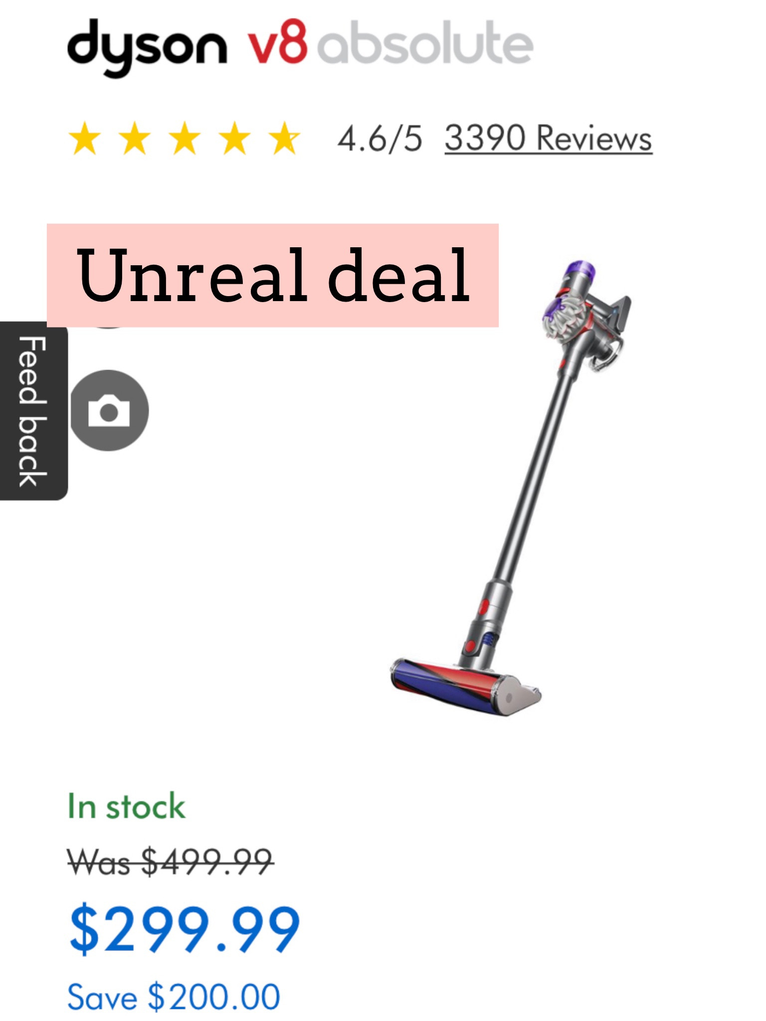 Dyson V8 Absolute (Silver/Nickel) curated on LTK
