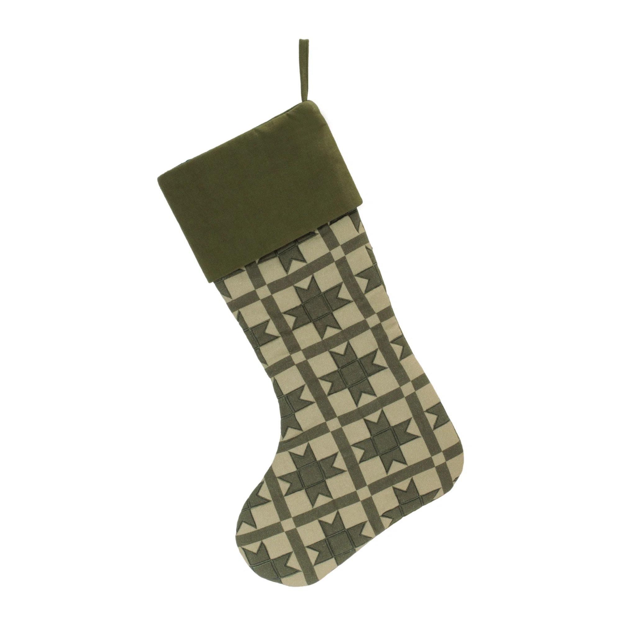 Plaid Star Christmas Stockings 19.5"H | Wayfair North America