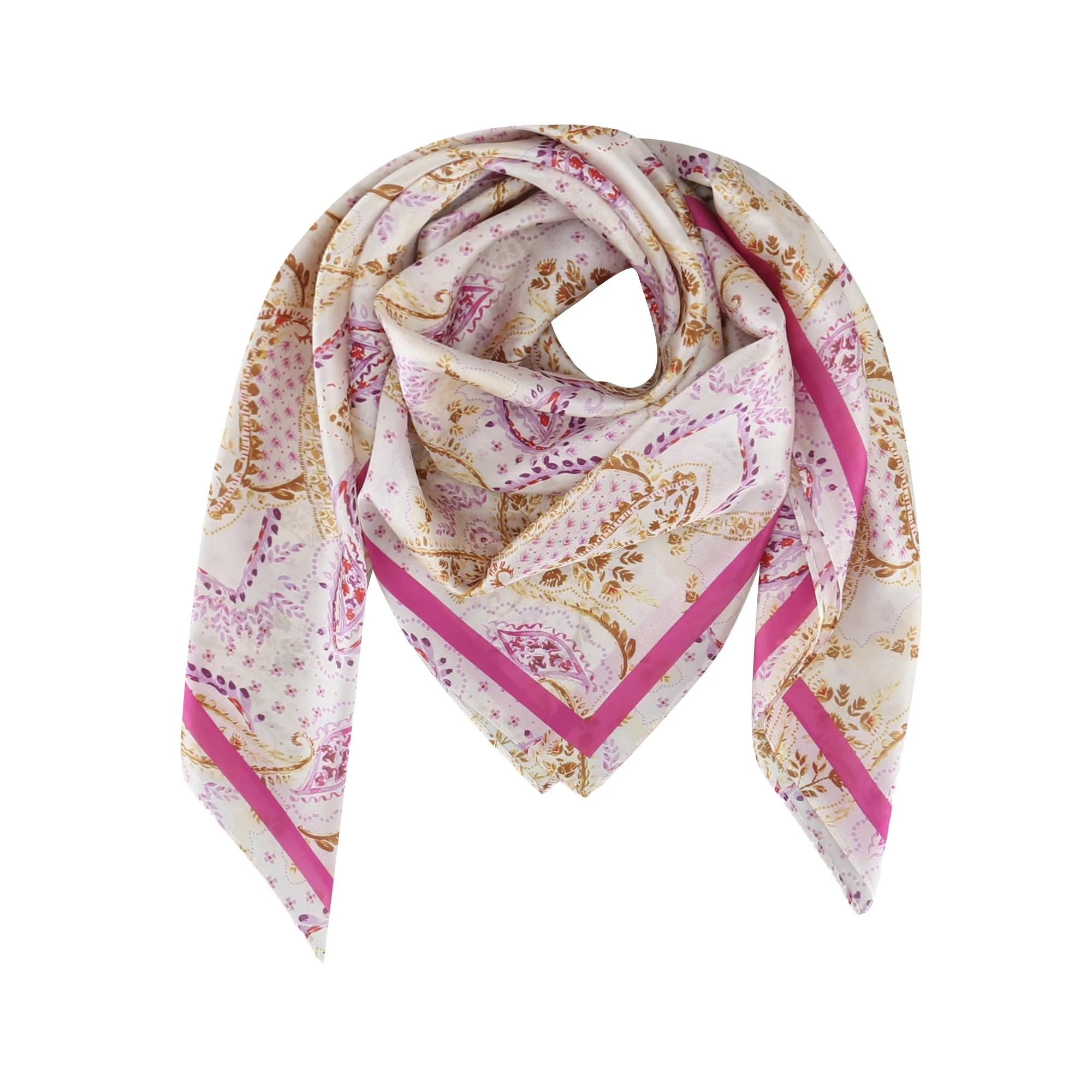 Jessica Simpson Women's Lightweight Paisley Scarf With Classic Pattern For Adults | Walmart (US)
