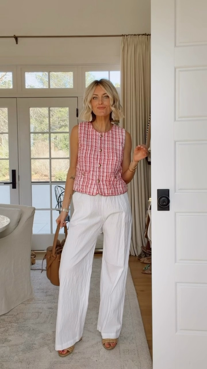 This vest is under $25! Such an affordable, classy find for spring! Wearing S in the top & XS in the pants. 

Loverly Grey, Walmart find, Target find, spring fashion, spring outfit ideas, spring workwear 

#LTKootd #LTKWorkwear #LTKSeasonal