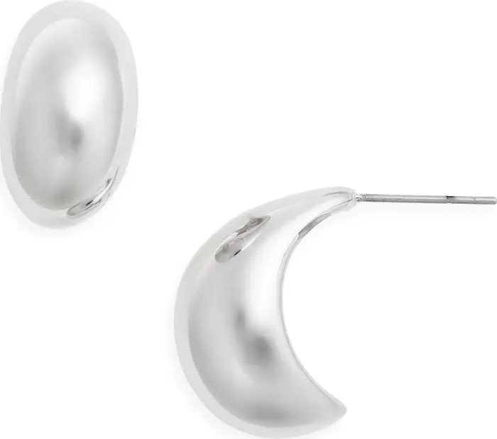 Demi Fine Large Teardrop Hoop Earrings | Nordstrom