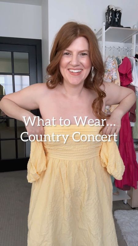 Love this cute dress from Abercrombie! On sale too! Wearing size medium. 

Country concert outfit. Spring dress. 

#LTKfindsunder100 #LTKmidsize #LTKsalealert