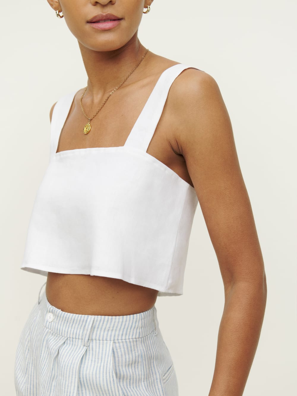 Lorin Linen Top | Reformation (Global)