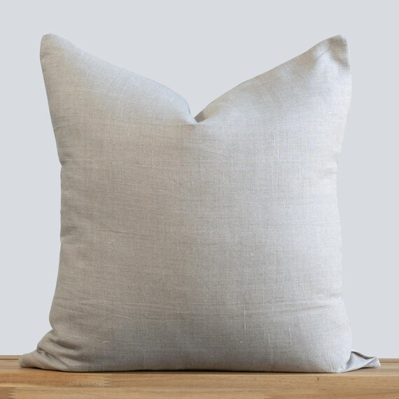 Linen Pillow  Light Grey | Etsy | Etsy (US)