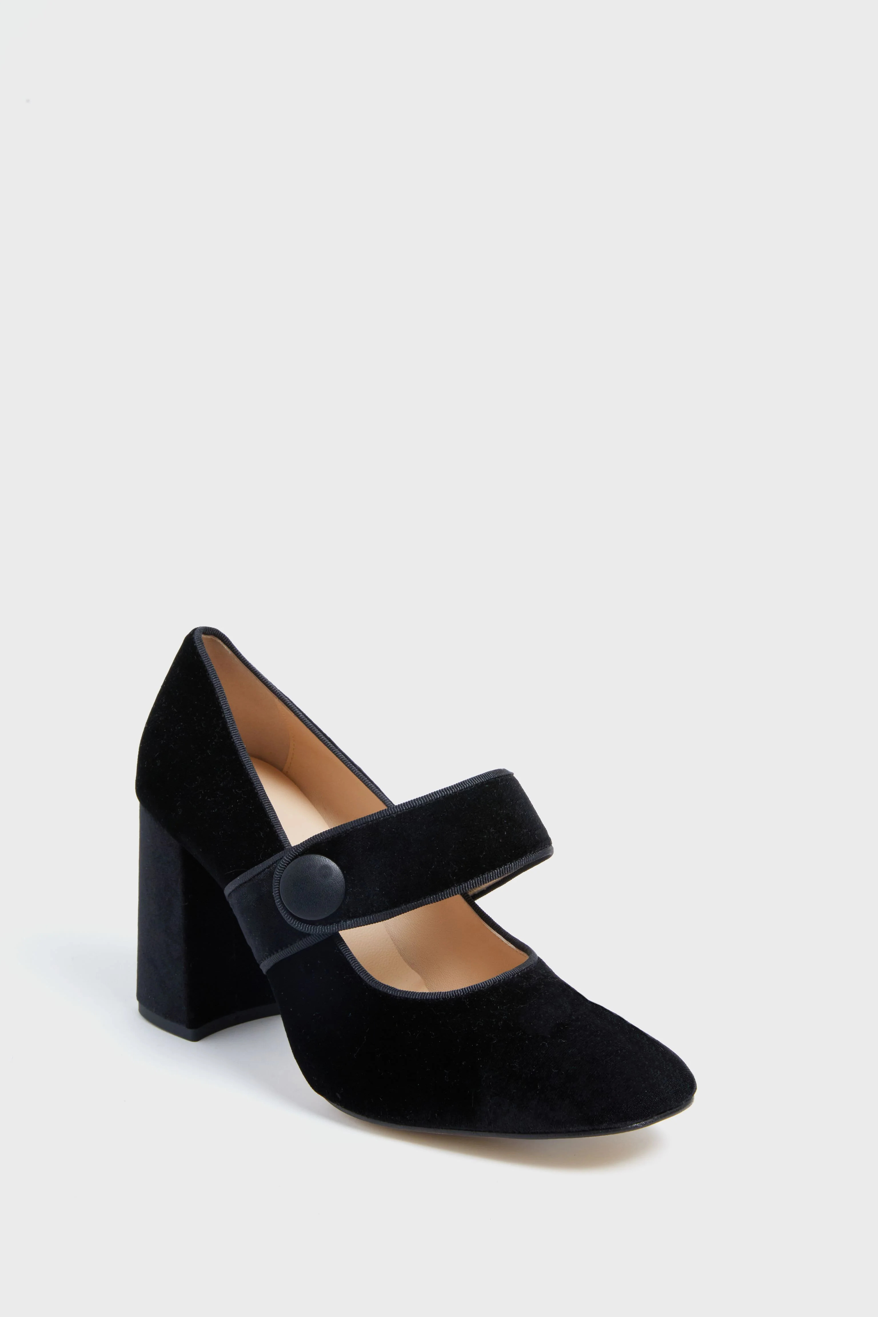 Black Velvet Ellie Heels | Tuckernuck (US)