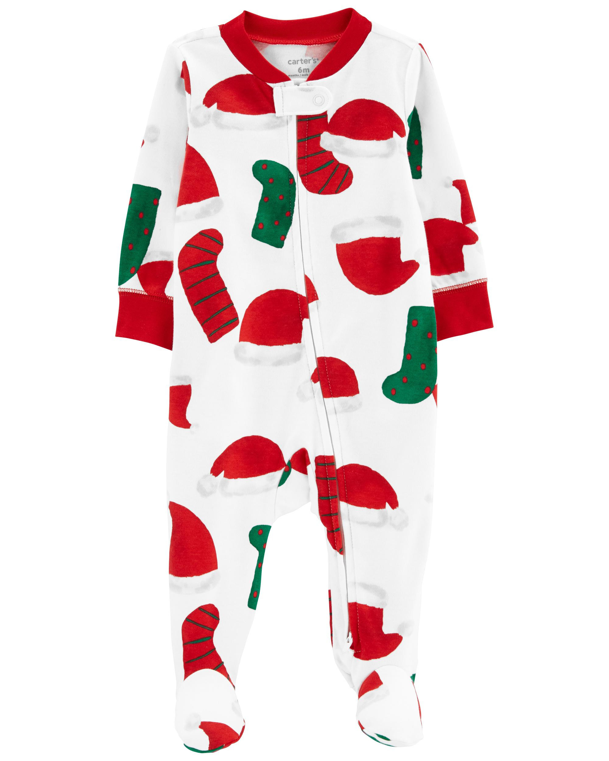 Baby Christmas 2-Way Zip Cotton Sleep & Play | Carter's