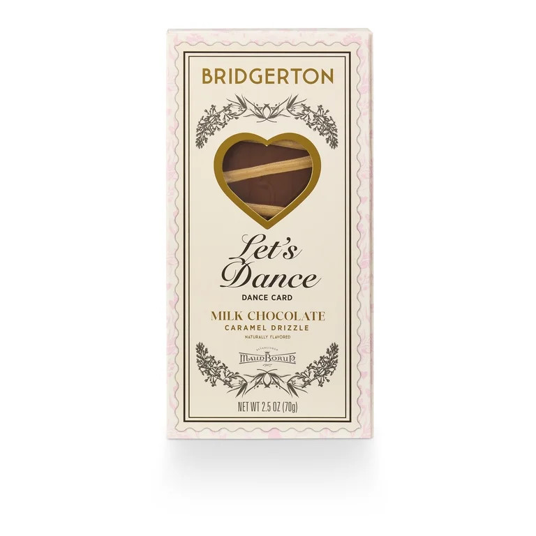 Bridgerton Milk Chocolate Caramel Dance Card, 2.5 oz | Walmart (US)